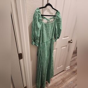 Kelly Green Maxi Dress